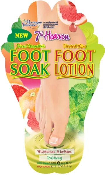 Montagne Jeunesse duo lábfürdő és lábápoló lotion - Foot Soak/Foot Lotion