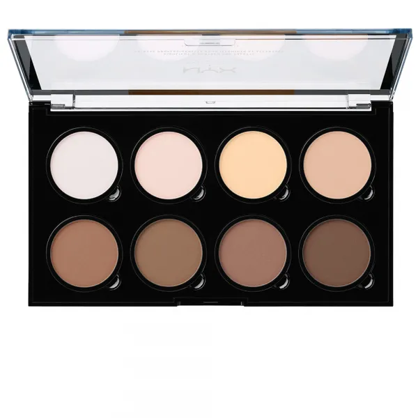 NYX Professional Makeup púder alapú kontúr paletta - Highlight & Contour Pro Palette (HCPP01)