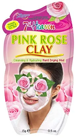 Montagne Jeunesse Pink Rose Clay Face Mask arcmaszk