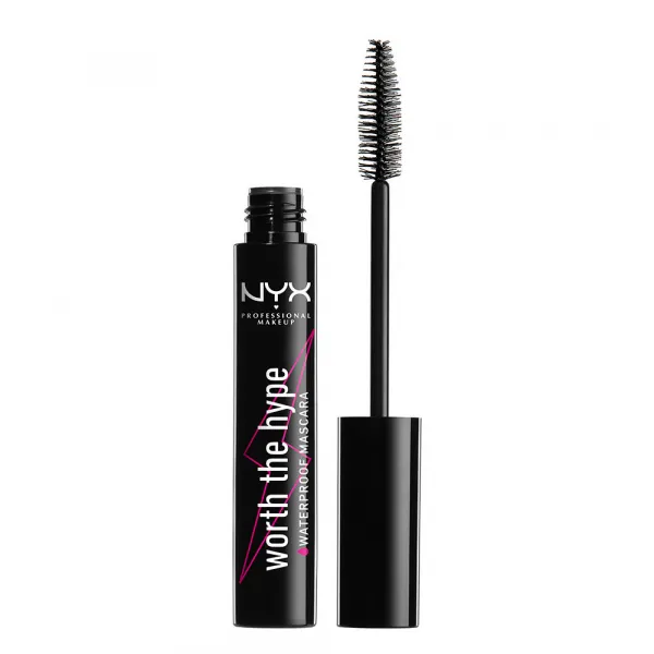 NYX Professional Makeup Worth The Hype Waterproof Mascara vízálló szempillaspirál - Black (WTHWM01)