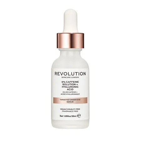 Revolution Skincare Targeted Under Eye Serum 5% Caffeine Solution + Hyaluronic Acid szérum hialuronsavval