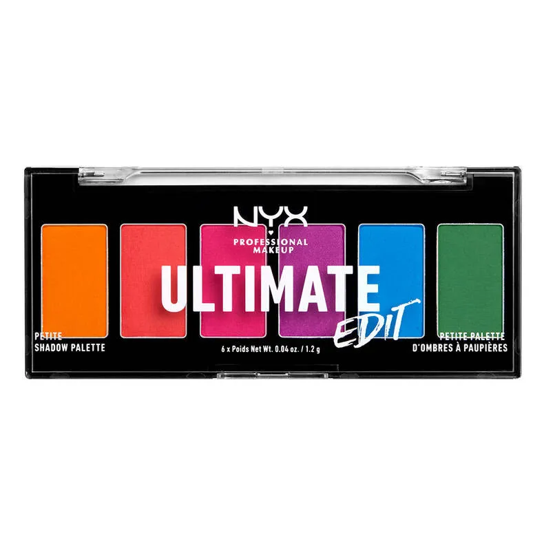 NYX Professional Makeup Ultimate Edit Petite Shadow Palette szemhéjpúder paletta - Brights