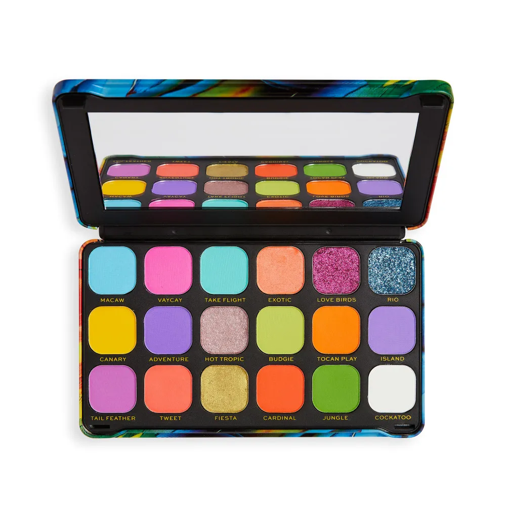 Revolution Forever Flawless Eyeshadow Palette - Bird Of Paradise - szemhéjpúder paletta