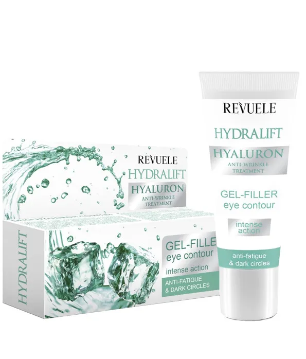 Revuele Hydralift Hyaluron Eye Contour Gel-Filler Anti-fatigue & Dark Circles Szemkontúr és Ráncfeltöltő Gélkrém