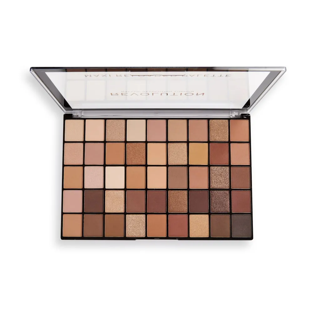 Revolution Maxi Reloaded Eyeshadow Palette - Ultimate Nudes - szemhéjpúder paletta