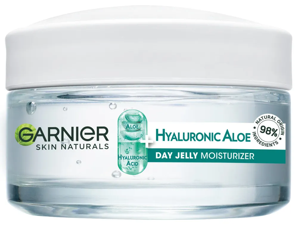 Garnier Skin Naturals Hyaluronic Aloe Jelly Moisturizing Face Jelly nappali hidratáló krém géles textúrájú - For Normal Skin