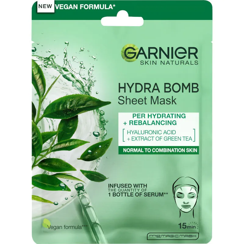 Garnier Skin Naturals Tissue Mask Moisture + Freshness Face Mask fátyolmaszk