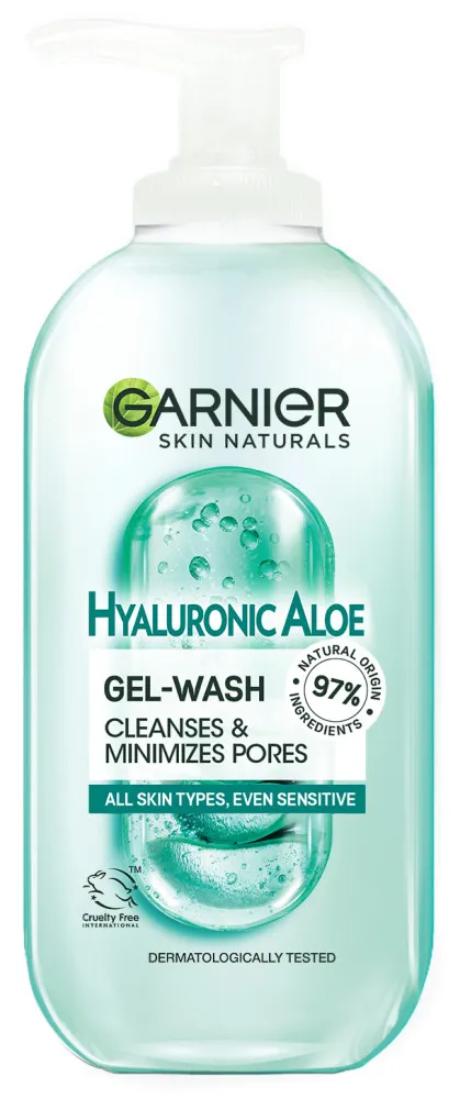 Garnier Skin Naturals Hyaluronic Aloe Gel Wash tisztító gél