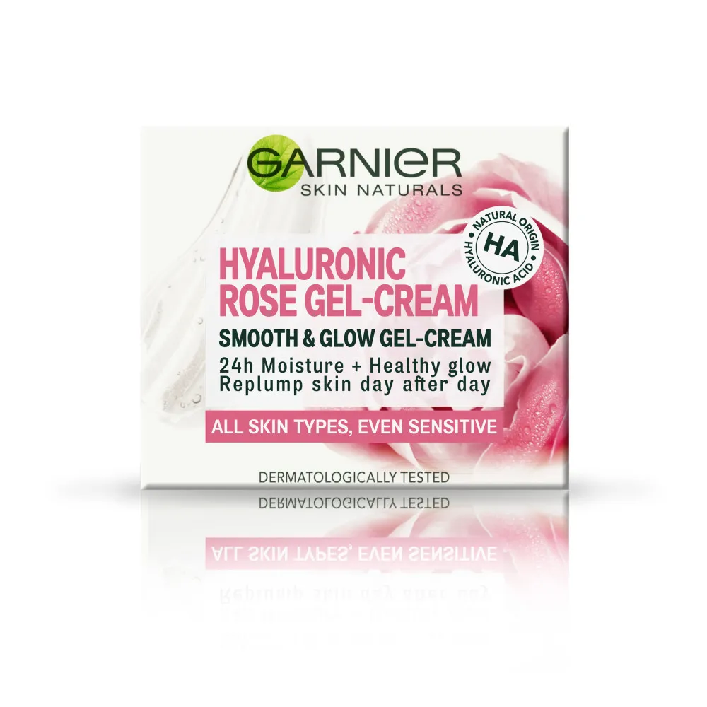 Garnier Skin Naturals Hyaluronic Rose Cream hidratáló és élénkítő arckrém