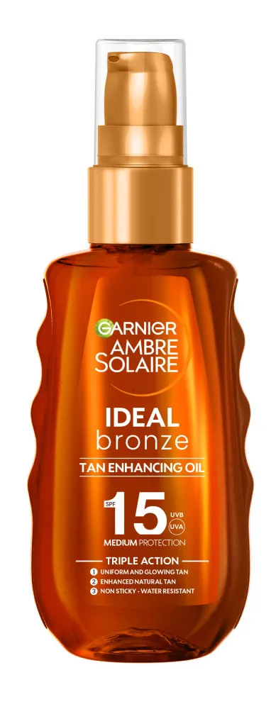 Garnier Ambre Solaire Ideal Bronze Protective Oil Spray napolaj - SPF15