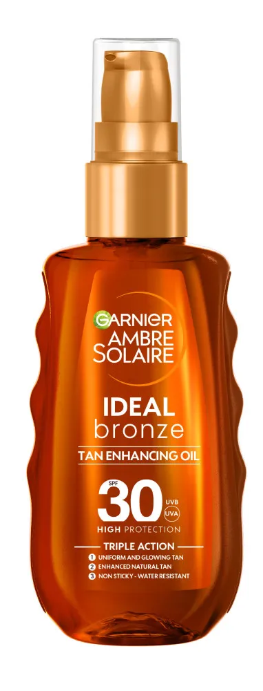 Garnier Ambre Solaire Ideal Bronze Protective Oil Spray napolaj - SPF30