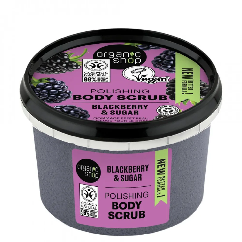 Organic Shop Blackberry & Sugar Body Scrub testradír