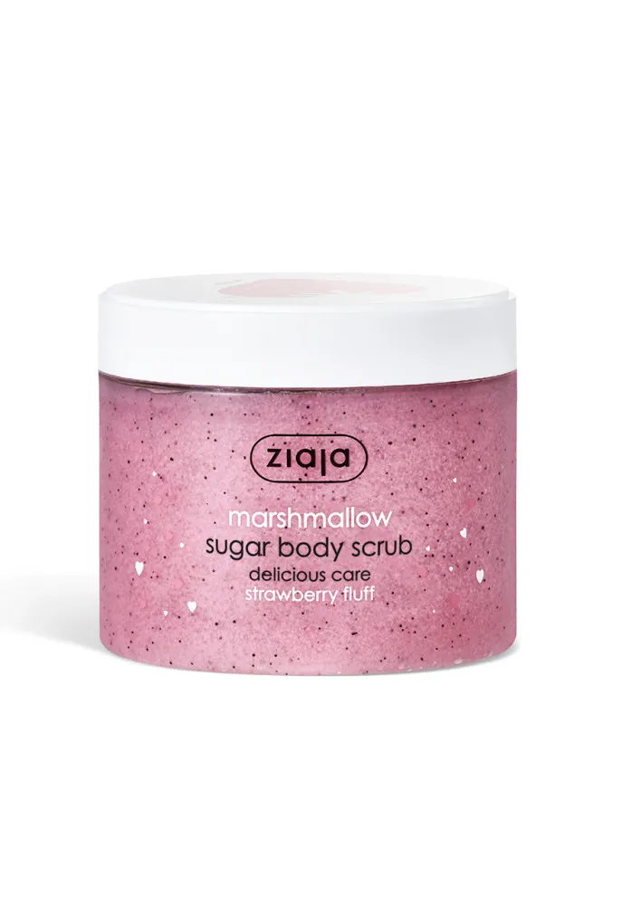 Ziaja Sugar Body Scrub cukros bőrradír - Marshmallow