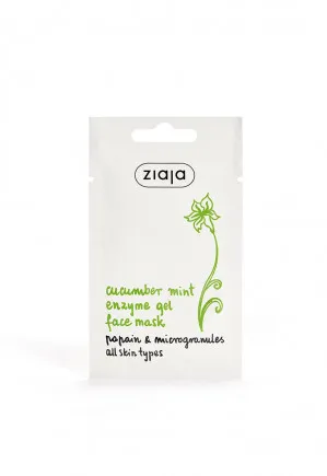 Ziaja Cucumber Mint Enzyme Gel Face Mask Uborka-menta arcmaszk