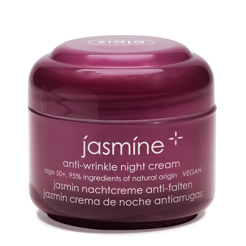 Ziaja Jasmine Night Cream Anti-wrinkle éjszakai krém a ráncok ellen