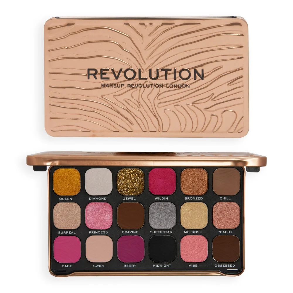 Revolution Forever Flawless Shadow Palette Bare Pink - szemhéjpúder paletta