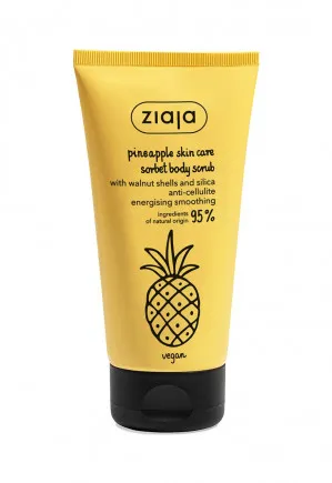 Ziaja Pineapple Sorbet Body Scrub gyengéd szorbet testre peeling hatással