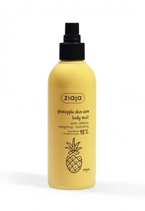 Ziaja Body Pineapple Mist With Caffeine test permet hidratáló hatással