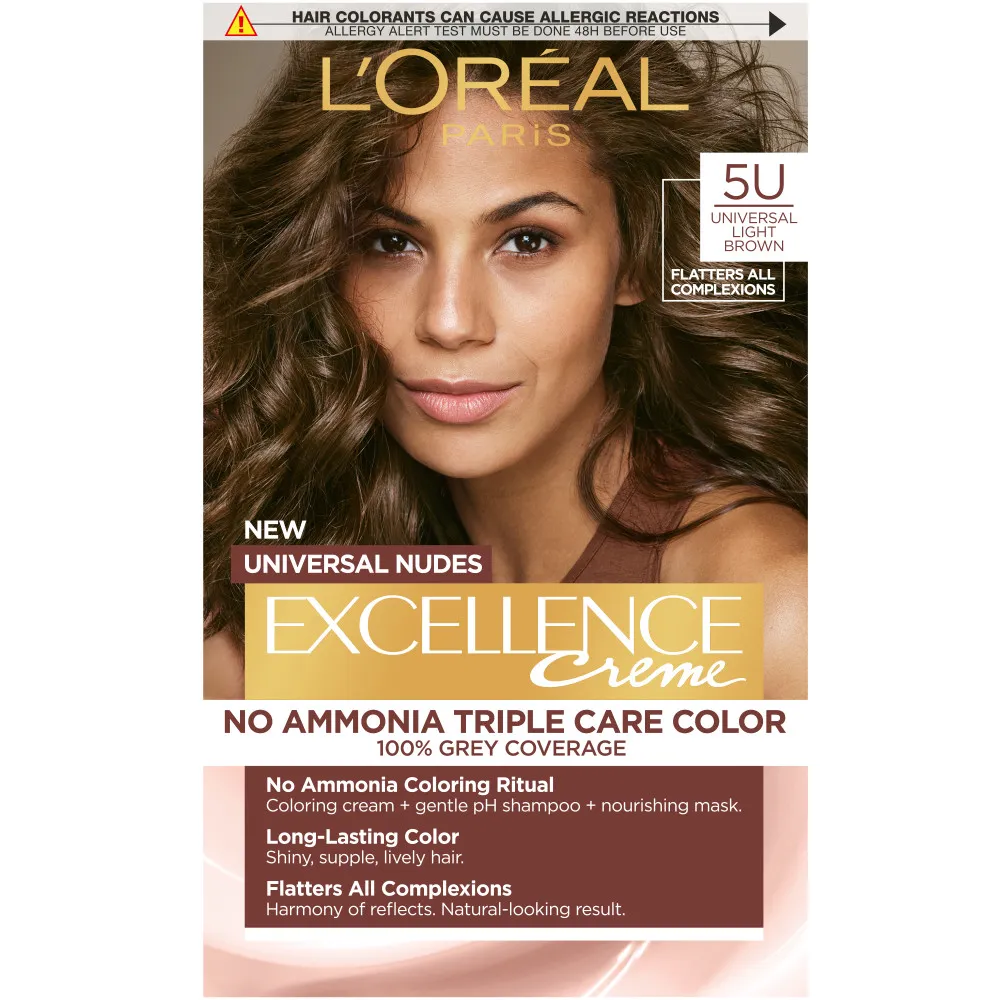 L’Oréal Paris EXCELLENCE Nudes hajfesték - 5U Universal Light Brown