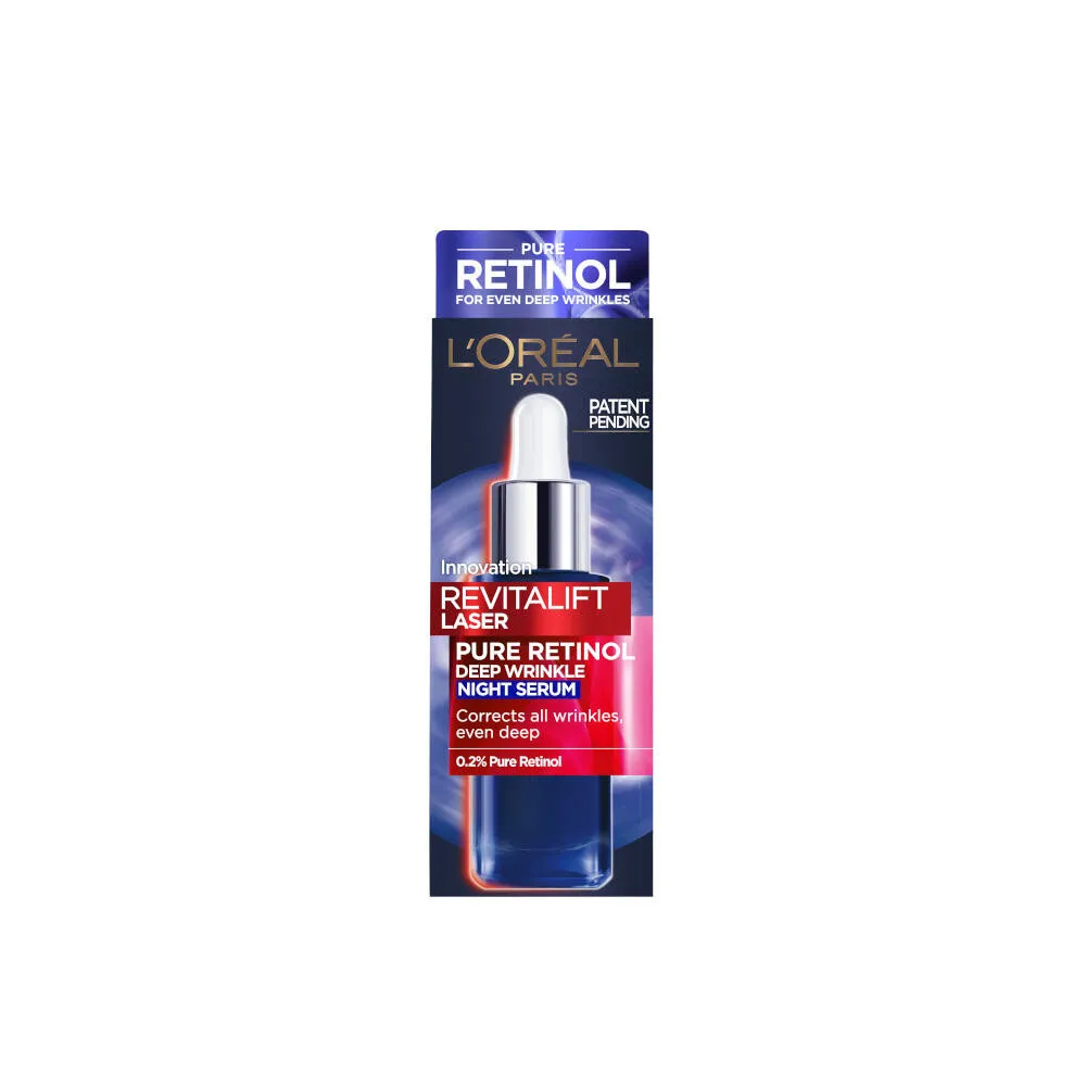 L’Oréal Paris Revitalift Laser Retinol Night Serum éjszakai ránctalanító szérum