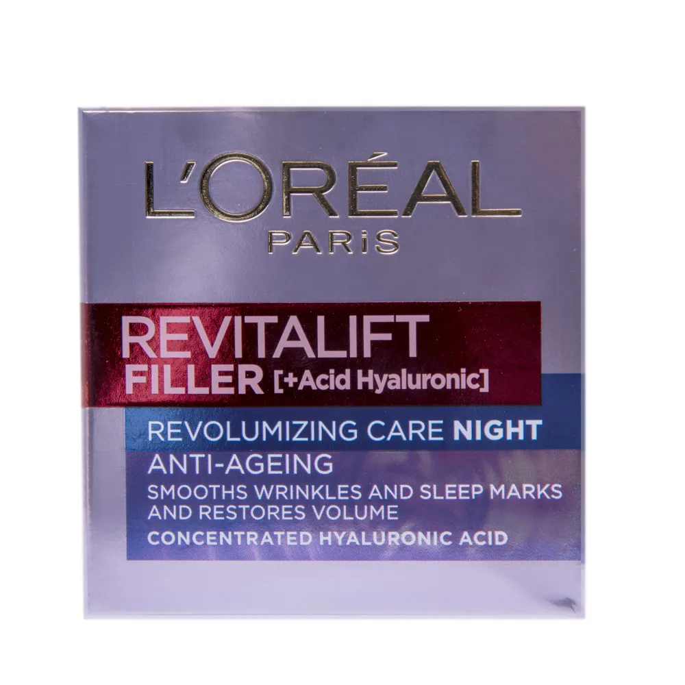 L’Oréal Paris Revitalift Filler Night Cream ránctalanító, öregedésgátló feltöltő éjszakai krém