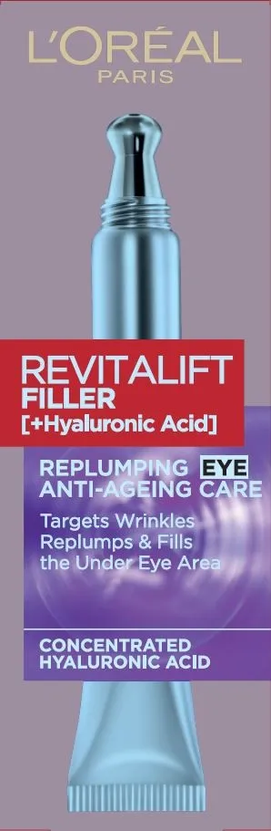 L’Oréal Paris Revitalift Filler Replumping Eye Cream feltöltő szemkörnyékápoló krém