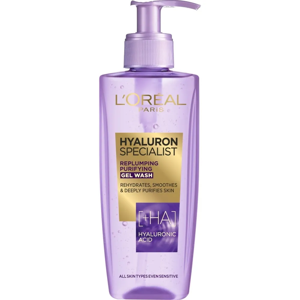 L’Oréal Paris Hyaluron Specialist Replumping Purifying Gel Wash tisztító gél hialuronsavval