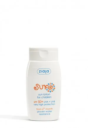 Ziaja Sun Lotion For Children SPF50+ napozótej gyermekeknek