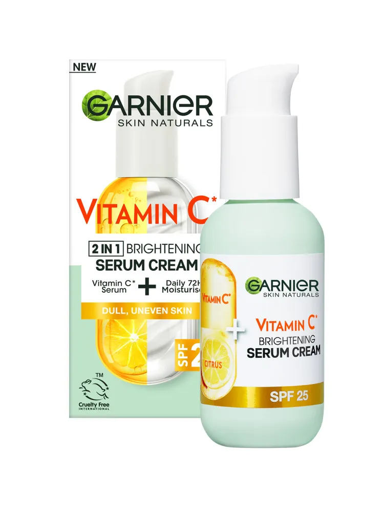 Garnier Vitamin C Brightening Serum Cream krémes szérum az élénk bőrért