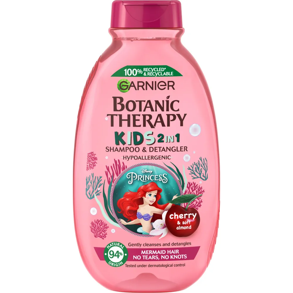 Garnier Botanic Therapy Kids 2in1 Shampoo 2 az egyben gyereksampon - Cherry (Little Mermaid)