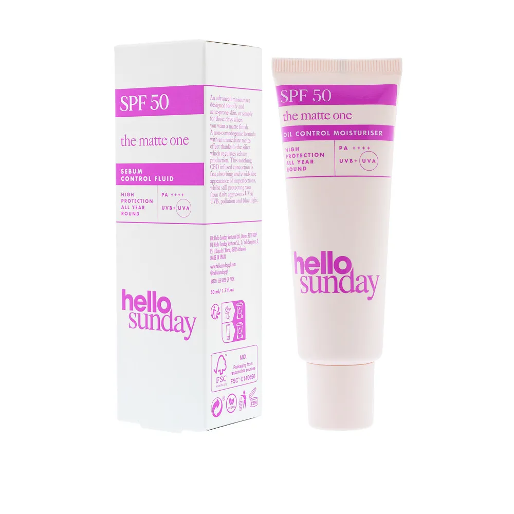 hello sunday The Matte One (SPF50) mattító primer zsíros és problémás bőrre