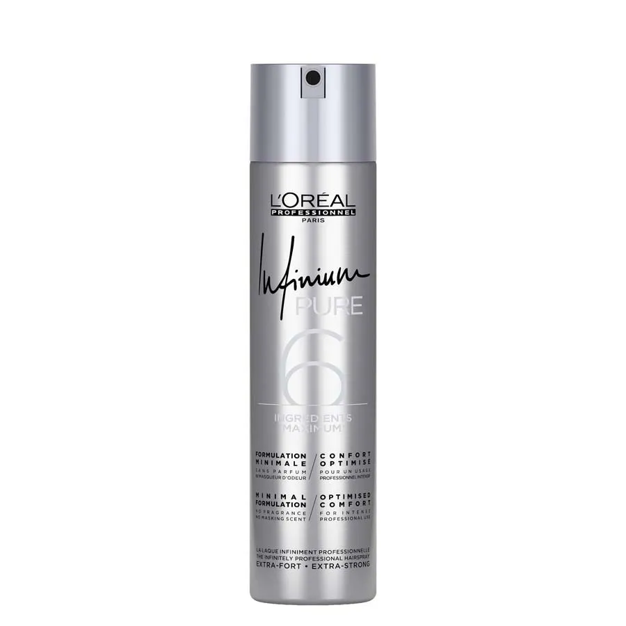 L’Oréal Professionnel Paris Infinium Pure Hairspray hipoallergén hajlakk erős fixálás