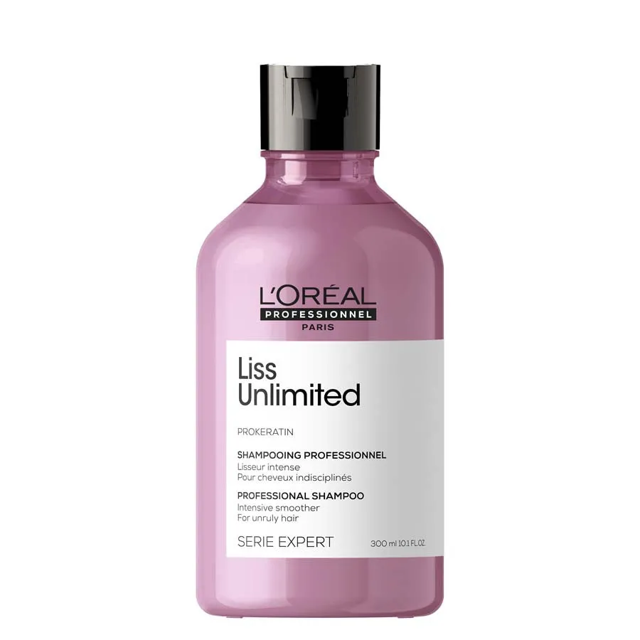 L'Oréal Professionnel Paris Serie Expert Liss Unlimited Shampoo kisimító sampon hajra a rakoncátlan hajra