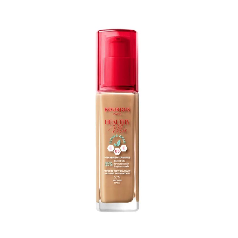 Bourjois Paris Healthy Mix Clean Foundation - 57N Bronze