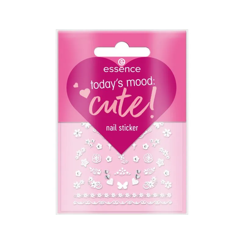 essence körömmatricák Today's Mood: Cute! Nail Sticker