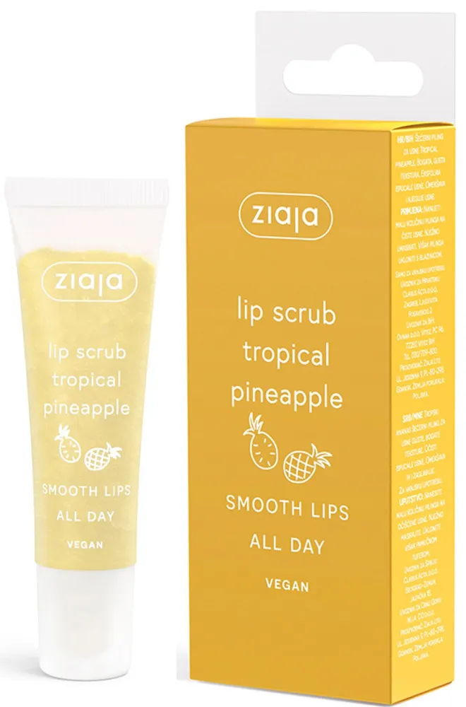 Ziaja  ajakradír  Lip Scrub  -  Tropical Pineapple