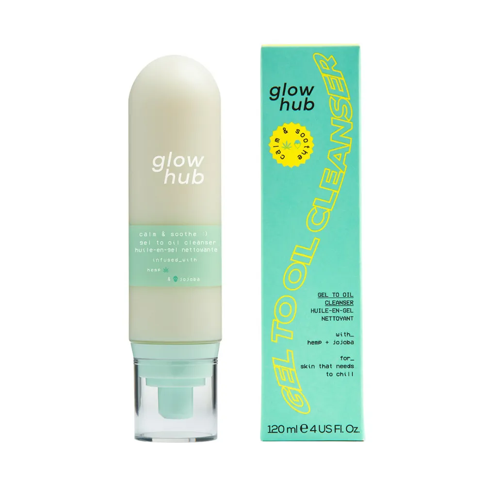 Glow Hub Calm & Soothe Gel To Oil Cleanser