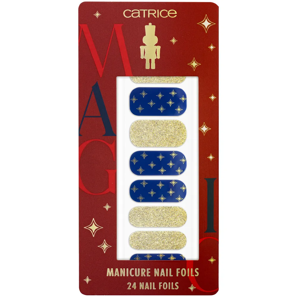 CATRICE  manikűr körömfóliák  Magic Christmas Story Manicure Nail Foils - C01 Drosselmeyer's Surprises