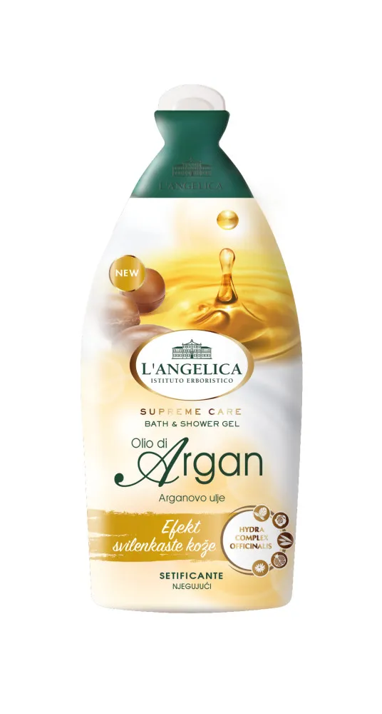 L'Angelica fürdő- és tusfürdő Bath & Shower Gel - Argan