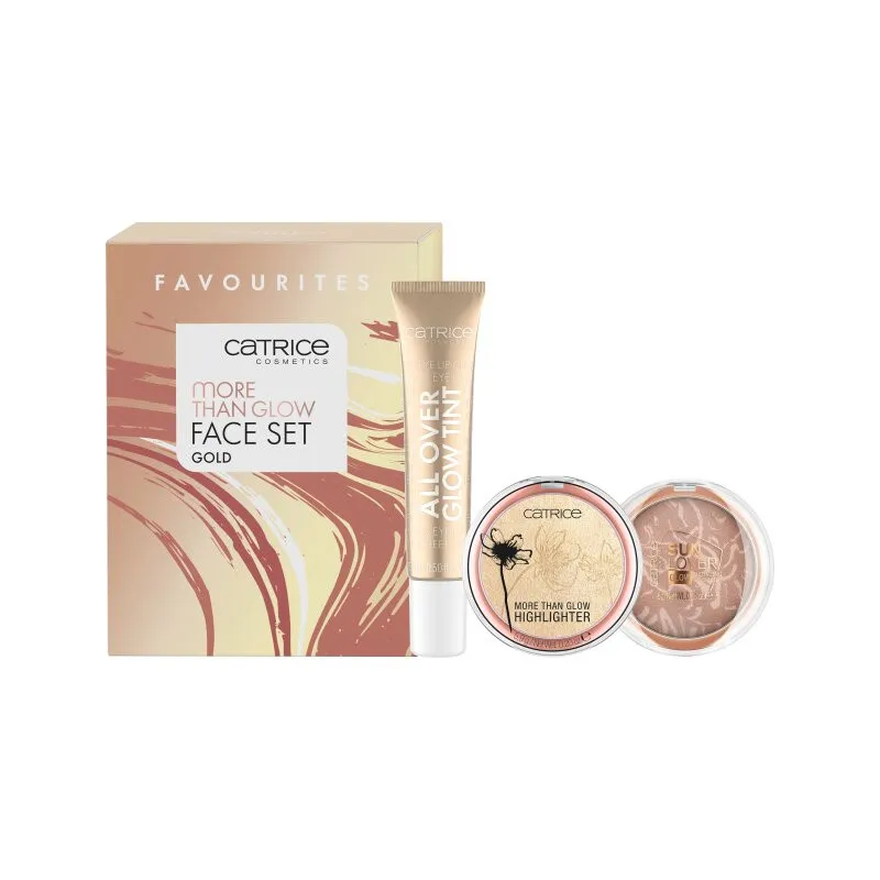 CATRICE-  arckészlet - arany-More Than Glow Face Set - Gold