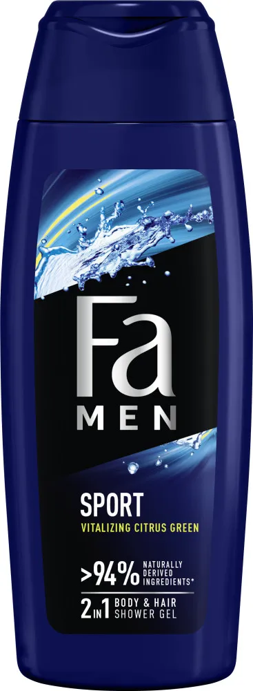 Fa tusfürdő- Men Shower Gel - Sport