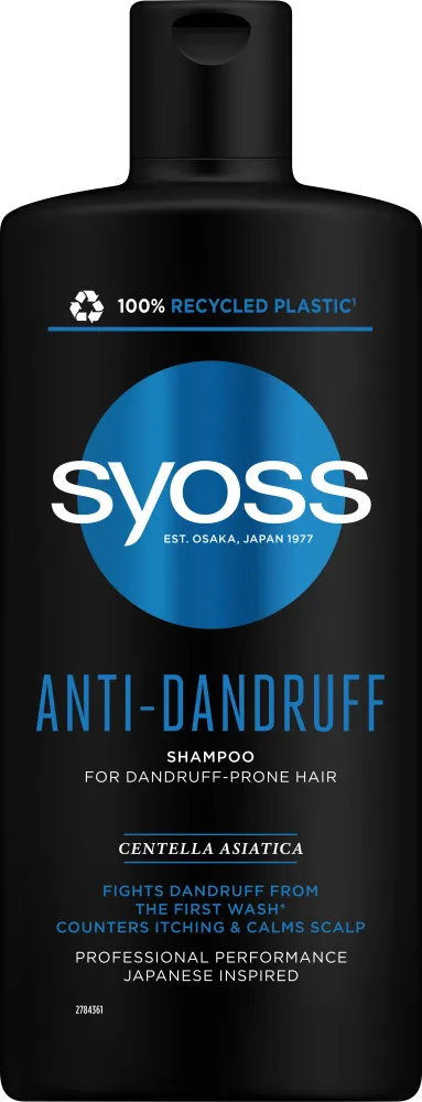  Syoss -korpásodás elleni sampon-Anti-Dandruff Shampoo