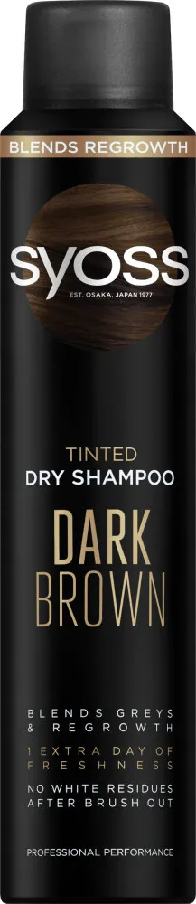 Syoss -száraz sampon-Pure Dark Brown Dry Shampoo