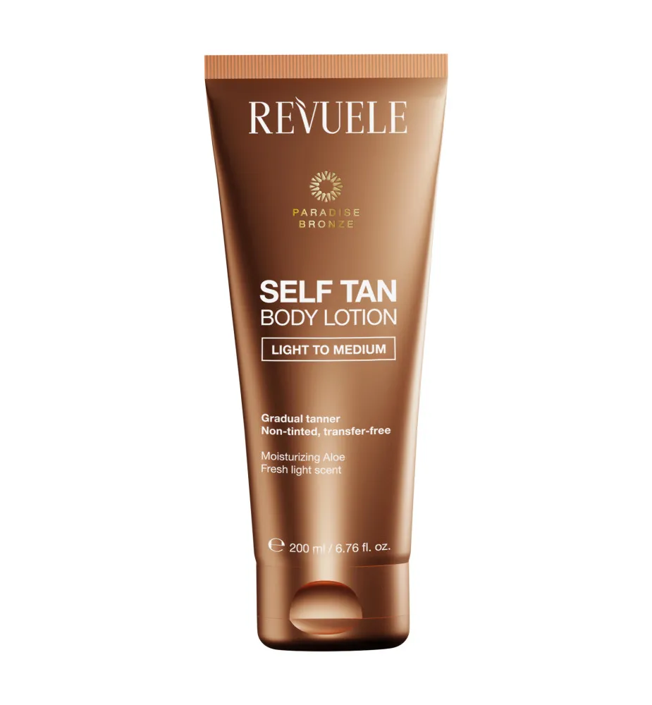 Revuele testápoló - Self Tan Body Lotion - Light To Medium