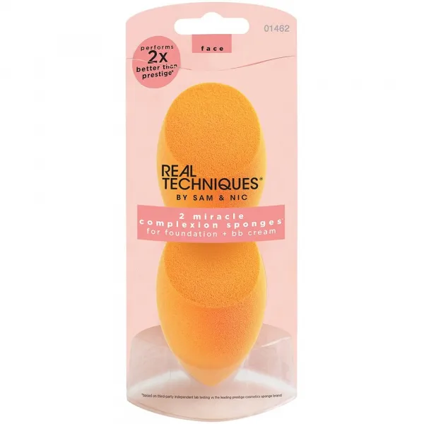 Real Techniques Miracle Complexion Sponge 2 Pack - 2 darabos sminkszivacs szett