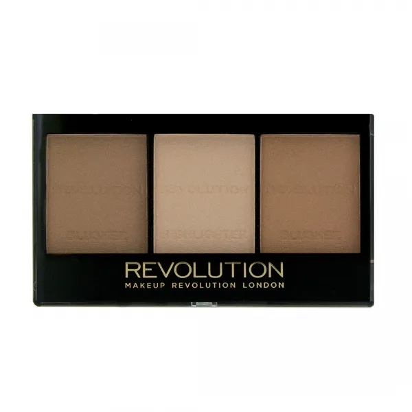 Revolution Sculpt and Contour Ultra Brightening Contour Kit kontúr paletta - Light Medium 04